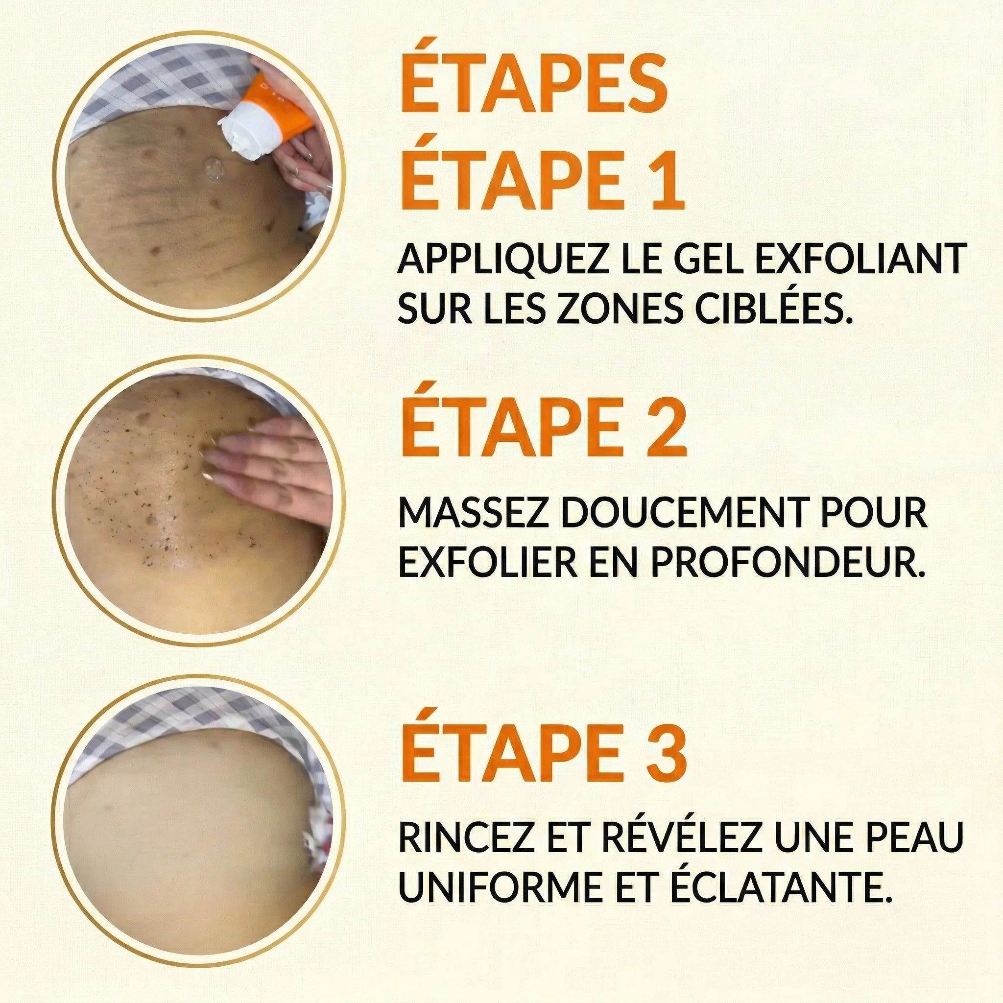 Gel Exfoliant à L’huile d’orange